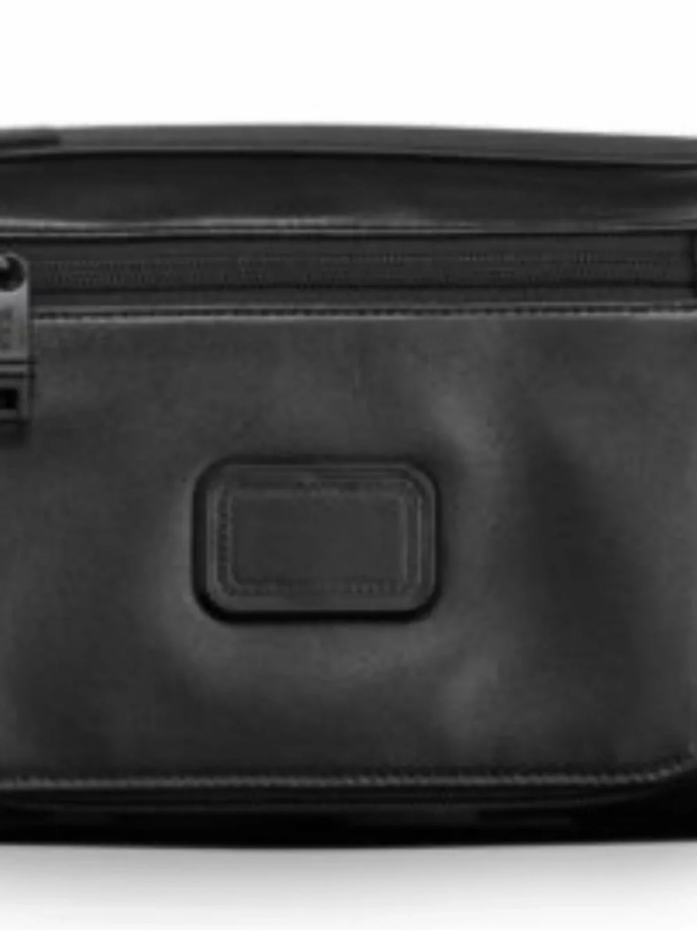 Tumi Black Alpha 2 Leather Men's Toiletry Kit Bag